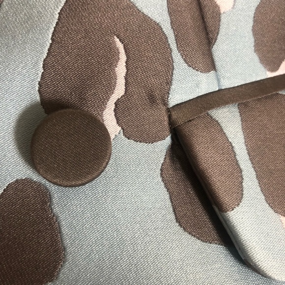 Adam Lippes(NOT for target collection) Womens Sky Leopard Print Silk blazer - Picture 8 of 10